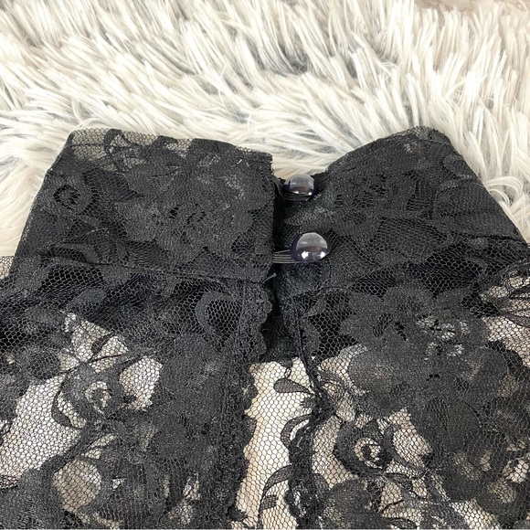 Vintage Frederick’s of Hollywood High Neck Lace Gothic Top EUC - Picture 10 of 13